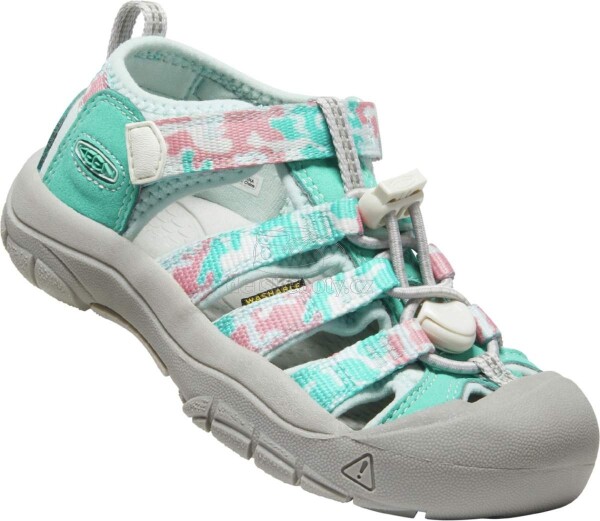 Dětské sandály Keen NEWPORT H2 CHILDREN camo/pink icing Velikost: