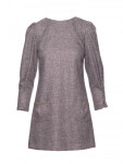 M870 Tweed mini šaty - grafitové EU XXL