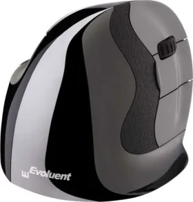 Evoluent Wireless VerticalMouse D šedá (S) / Ergonomická myš / Bezdrátová / pouze pro praváky (VMDSW)