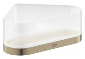 GROHE - Selection Miska do sprchy s držákem, rohová, kartáčovaný nikl 41038EN0