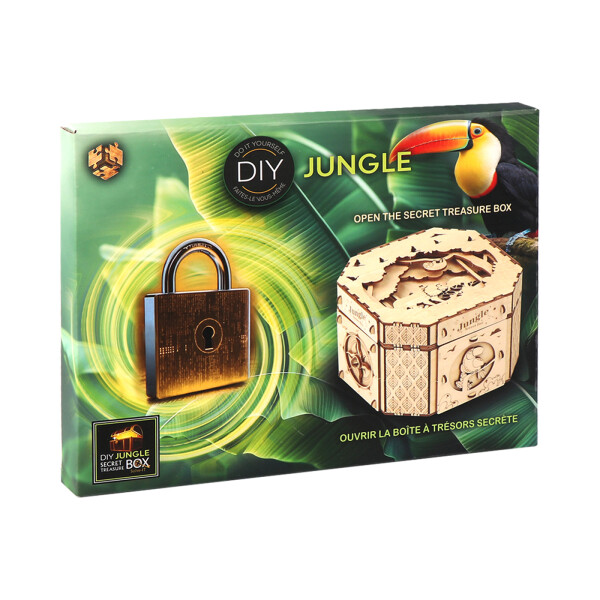 DIY hlavolamový box - Džungle - Albi