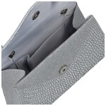 Módní dámská plesová kabelka Michelle Moon Yana, stříbrná