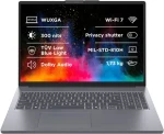 Lenovo IdeaPad Slim 3 16AHP10 šedá / 16" WUXGA / AMD Ryzen 7 8840HS / 16GB / 512GB SSD / AMD Radeon / W11H (83KB001ECK)