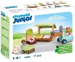 Playmobil® Junior 71691 Stánek s biopotravinami a vysokozdvižný vozík