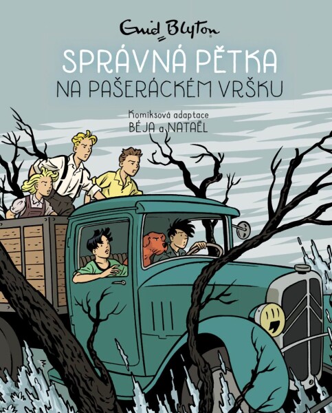 Správná pětka 4. na pašeráckém vršku - komiks - Enid Blyton