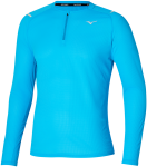 Běžecká mikina Mizuno Dryaeroflow LS HZ J2GAA50423 Velikost textilu: M