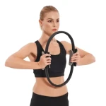 HEAD Pilates kruh černý / Průměr 38 cm / Odpor 10 kg / Polstrovaná madla