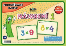 Procvičovací karty - násobení 1 (malá násobilka) - kolektiv autorů