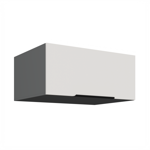 Horní skříňka Aria ANT 80 NAGU-36 1F Barva korpusu: Antracit, Barva dvířek: WH - Crystal white AFM