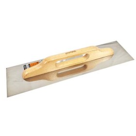 Hladítko nerez hladké, 500 x 130 mm, dřevěná rukojeť, ENPRO