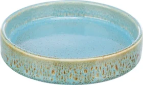 TRIXIE Keramická miska pro kočky modrá / Miska pro kočky / Keramika / 0,25 l / O 15 cm (TX-25122)