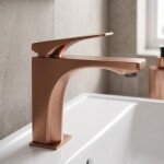 REA - Umyvadlová baterie PREMIUM Joe Brush Copper low REA-B8936
