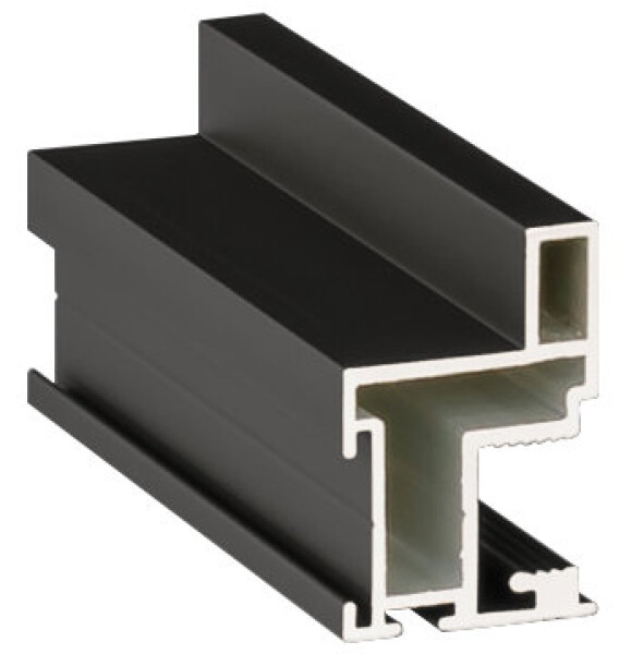 ProALU Madlo Kvadro Černá