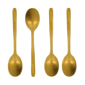 Nicolas Vahé Čajová lžička Antique Gold – set 4 ks, zlatá barva, kov