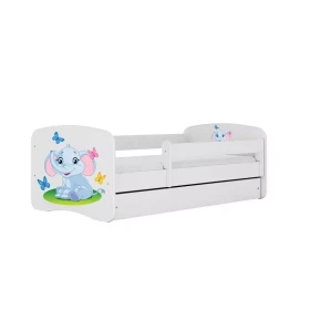 Dětská postel Babydreams bílá 80x180 Slon