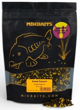 Mikbaits Smoke Micro pelety 2-3mm 350g - Sweet Popcorn,Mikbaits Smoke Micro pelety 2-3mm 350g - Sweet Popcorn
