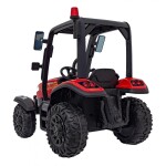 Mamido Dětský elektrický traktor BLAST s přívěsem 2x200W červený
