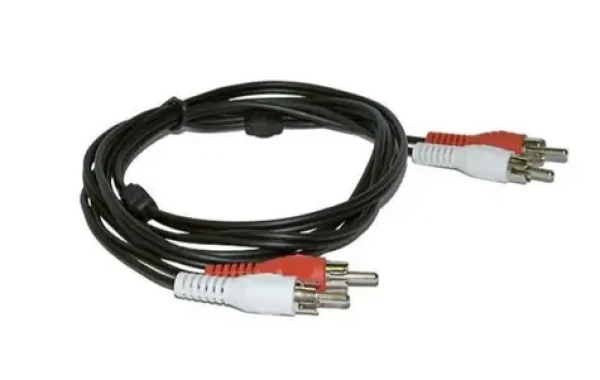 MicroConnect Stereo kabel 2x RCA (M) - 2x RCA (M) 10m černá (AUDCC10)