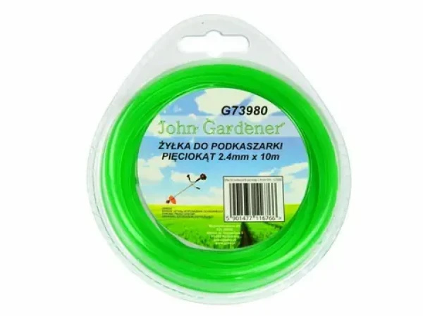 GEKO Struna do sekačky 2.4mm 10m / hvězdicový profil / nylon (G73980)