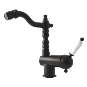 RAV Slezák - LABE - Bidetová baterie bez výpusti, Černé matná, Černá - matná, 1/2" L508.5/9CMAT