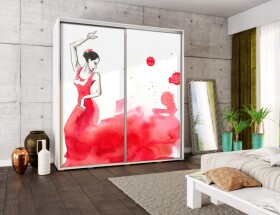 FRONTI Šatní skříň PENELOPA 205 Flamenco 6940