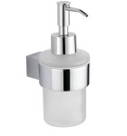 Kielle - Vega Dávkovač mýdla s držákem, matné sklo/chrom 40118030
