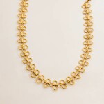 ELENYS Aurelia Loop – pozlacený choker náhrdelník 18K žluté zlato Délka: 33+7 cm / max. 40 cm