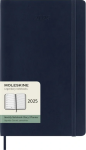 Moleskine Plánovací zápisník 2025 modrý L, měkký