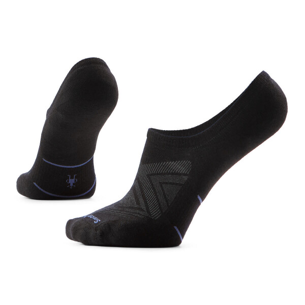 Unisex merino běžecké ponožky SMARTWOOL Run Targeted Cushion No Show Socks, Black velikost: 46-49 (XL)