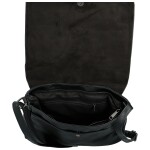 Trendy dámská koženková crossbody kabelka Cassandra, černá
