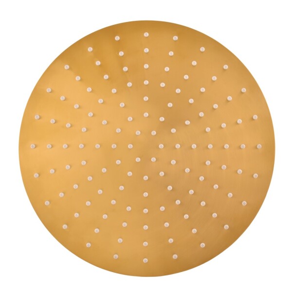 RAV Slezák - Hlavová sprcha kulatá kovová ø 30 cm s 4-otvorovými tryskami, Zlatá - kartáčovaná KS0001/4ZK KS0001/4ZK