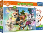 Trefl - Puzzle - Oboustranné puzzle 44 koček SUPER MAXI