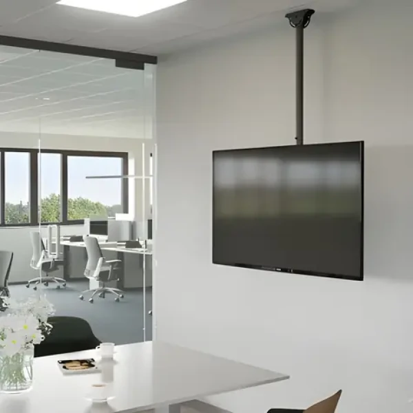 Hama stropní TV držák černá / Stropní TV držák / otočný, naklápěcí / 32"–65" / VESA 400×400 / 50 kg