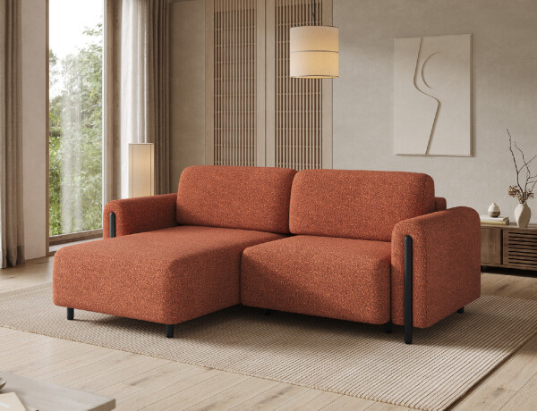 Sedací souprava Acossta Provedení: Levá varianta, Nožičky: Černé, látka: Jaffray 30