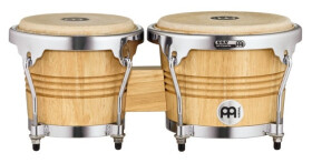 Meinl WB200NT-CH Wood Bongos - Chrome Plated Hardware