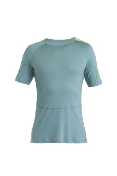 ICEBREAKER Mens 125 ZoneKnit™ SS Crewe, Cloud Ray/Hyper/Cb velikost: M