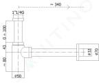 Nion Sprchové dveře pivotové dvoukřídlé L/P, 800 mm, Jika perla Glass, stříbrná/transparentní sklo H2562N10006681