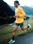 Běžecké tričko Compressport Performance LS Tshirt M - Ceylon Yellow Velikost textilu: XXL