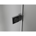 MEXEN/S - Lunar-B L sprchové dveře křídlové pravé 150, transparent, grafit kartáčovaná 832SL-150-050-66-00-P