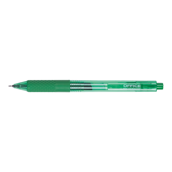 Office Products gelový roller, 0,25 mm, zelený - 12ks