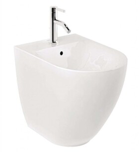 KLUDI - Resa D Stojící bidet, otvor pro baterii, lesklá bílá 24BIB0143