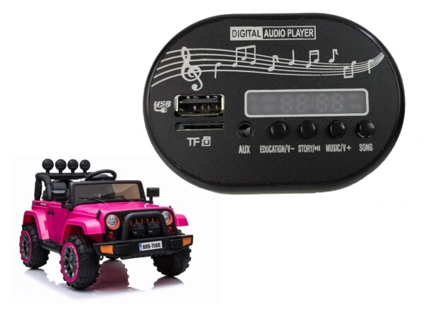 Mamido Hudební panel do elektrického vozítka jeep BRD