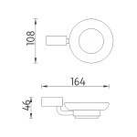 Nimco Bormo chrom mýdlenka BR 11059C-26 BR 11059C-26