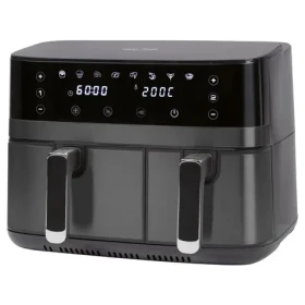 ProfiCook FR 1295 H černá / dualní horkovzdušná fritéza / 2700W / 9 l / 8 programů (501295)