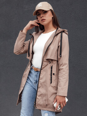 Dámská přechodná bunda parka GLAMJACKET béžová FashionStreet TY4383 XXL