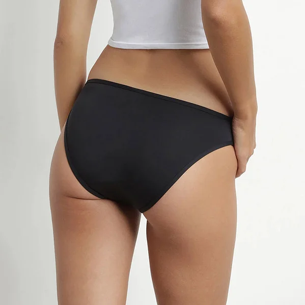 Dámské menstruační plavky DIM SWIMWEAR BRIEF - BELLINDA - černá M