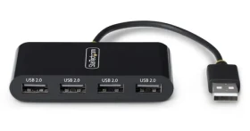 StarTech ST4200MINI2-USB-HUB / USB hub / 4 porty / USB 2.0 / černá (ST4200MINI2-USB-HUB)