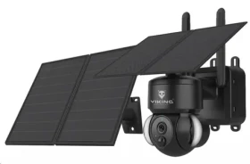 Viking HDs02 4G venkovní solární IP kamera černá / 2MP / 1920x1080 / slot na microSD kartu / IP66 (VHDS02B)