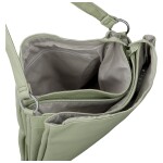 Stylová dámská koženková crossbody kabelka Cindra, světle zelená