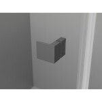 MEXEN/S - Lunar L sprchový kout pětiboký křídlový levá 100 x 80, transparent, grafit metal 831L-100L-080P-95-00-L